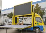High Brightnessled Advertising Truck With Stage , Mobile Digital Billboard 1