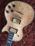 Custom guitar shop LP custom guitar Natural quilted body Ebony fingerboard