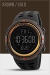 Water Resistant 3ATM All Plastic Quartz Watch 48mm Lcd Quartz Watch