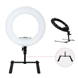 China 38w Selfie 12inch Inch Led Ring Light Blogger Kit Turning Knob Makeup Set factory
