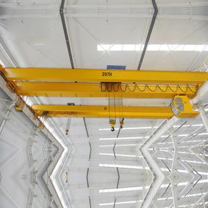 China 30ton LH Type Double Beam Overhead Travelling Crane with Electric Hoist factory