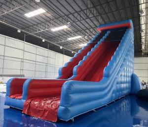 China 0.55mm PVC Large Inflatable Slide Blow Up Slippery Slide For Adults And Kids factory