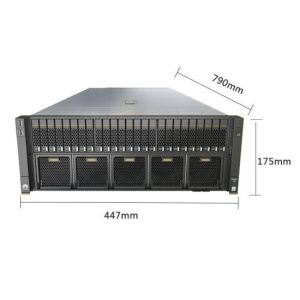 Fusionserver 5885hv5 4u 24 Bay Intel Xeon CPU Tower Server for Speed Data