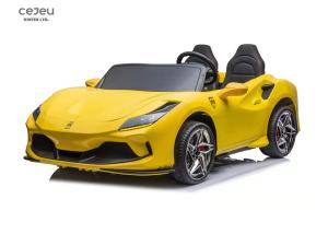 China Battery Powered Children'S Electric Toy Car With Leather Seats factory