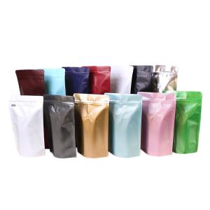 China 120mic Zipper Lock Coffee Stand Up Pouches Plastic VMPET Coffee Bean Packaging factory