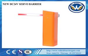 China IP54 Parking Gate Barrier , Automatic Parking Gate Backup Battery 24VDC Servo factory