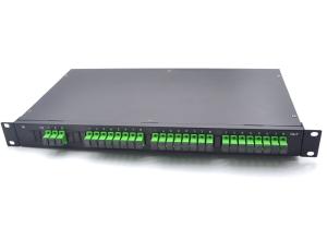 China 3 In 24 Out SC/APC Panel Fiber Optic PLC Splitter Distribution Box Metal Material factory
