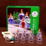 Double Transparent Plastic Vaccum Wholesale Cupping Cups Set Cupping Hijama Cups