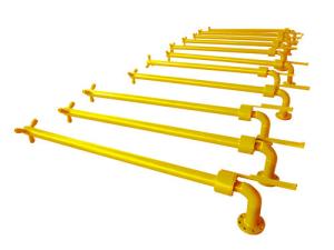 China Diameter 2'' 3&quot; Solid Control Oil Drilling Mud Gun high pressure factory
