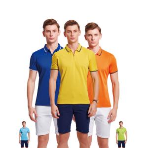 China Flyita Short Sleeve Shirts Men's 100% Cotton Sport Breathable Polo T-Shirt factory
