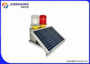 China Double Solar Aviation Obstruction Light For Large Engineer Machinery factory