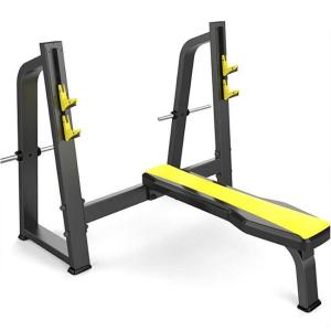 China Fitness Equipment Commercial Shoulder Chest Press With Flat Weight Bench factory