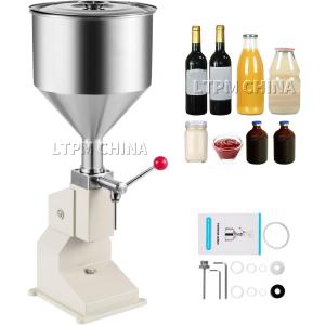 China Small Piston 110V Liquid Filling Machine Manual Bottle 0.4MPA factory