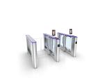 Anti-Pinch Swing Barrier Turnstile High Operation High Speed Gate With Alarm