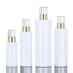 Hot Stamping Lotion Spray Pump Bottle Golden Cosmetic Bottle