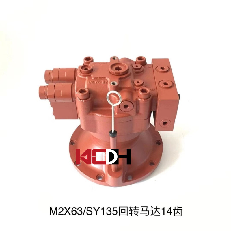 Steel M2X150 R210 Excavator Swing Motor Assembly