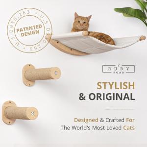 China Canvas padded Wall Mounted Cat Hammock Bed 21'' width 18.5'' depth Cat Climbing Frame factory