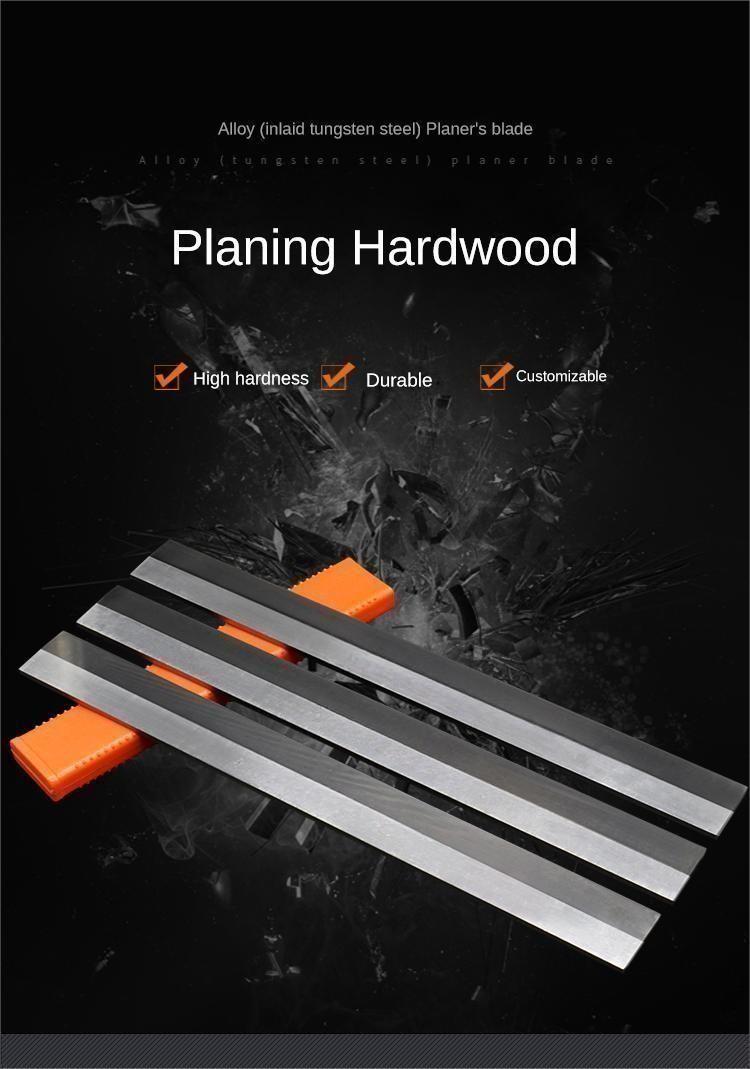 30mm Wide 40-510mm Length Tungsten Carbide Planing Knife Jointer Thickness Hard Wood Chipper TCT Planer Blades