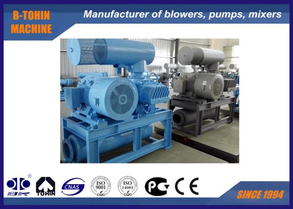 Water Treatment Roots Rotary Lobe Type Blower high pressure 100KPA air