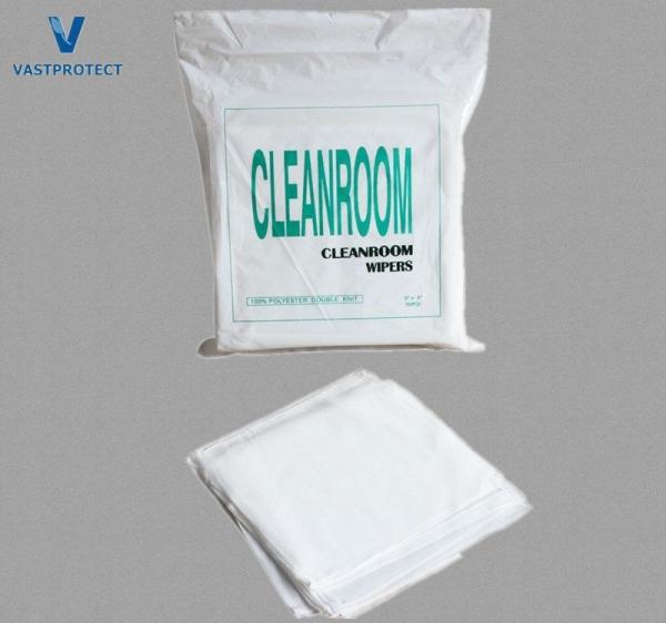 120GSM Lint Free 100% Polyester Cleanroom Wipers for Electronic Industry