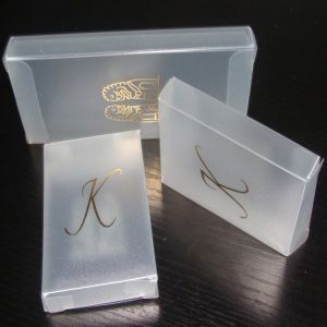 China Perfume Cosmetic Packaging Box Folding PET PVC PP Clear Plastic factory