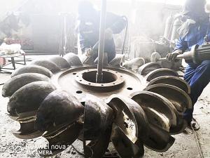 China 100kw-50mw Power Output Pelton Wheel Turbine Generator With Air / Oil Cooling Method factory