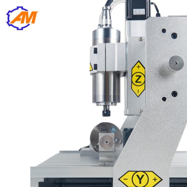 Best selling mini metal cnc 3d carving machine 3040 4 axis wood engraving
