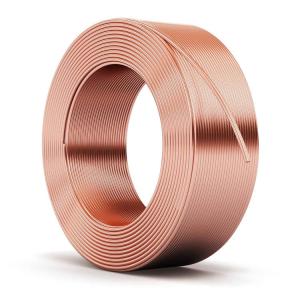 China Air Conditioner Connecting Copper Pipe Pancake Copper Material Capillary Coil Tube 120mm factory