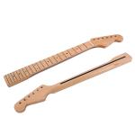 21 Frets Stratocaster Neck Maple Wood Electric Guitar Neck Replacement Skunk