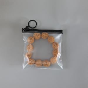 China Transparent and Black Waterproof Jewelry Zipper Bags for Storage factory