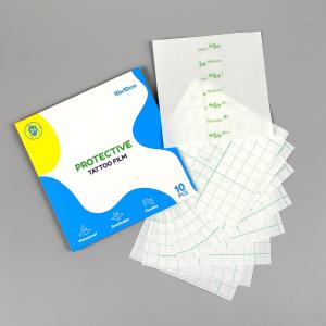 China 10PCS Best Tattoo Protective Film PU Coated Medical Protective Film For Tattoo factory