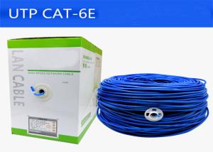 China Single Ethernet LAN Cable For Network Outside Cat6 4pr 23Awg 0.56mm Utp Bare Copper factory