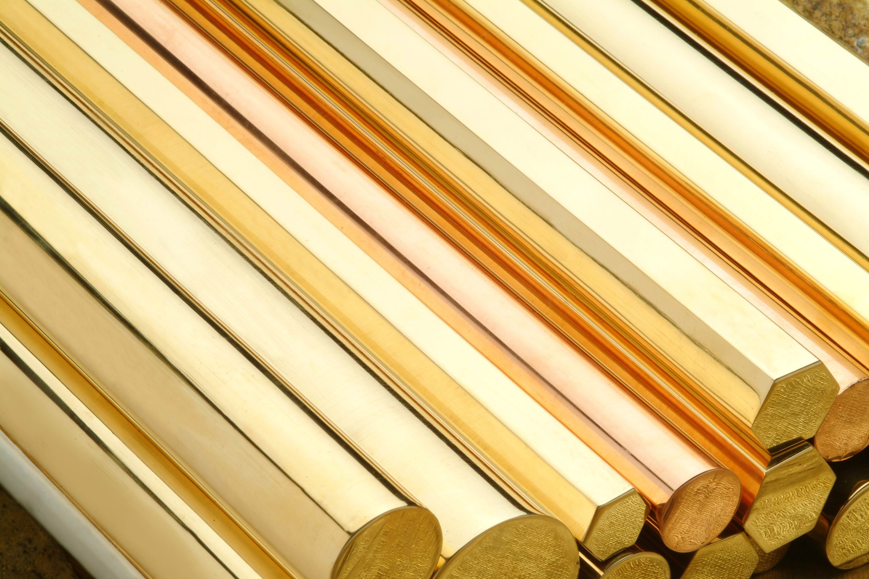 99.9% Purity Customized Straight Copper Bars / Rod C11000 C10200