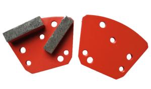 China Blastrac Diamatic Concrete Diamond Floor Pads , Diamond Grinding Pads factory