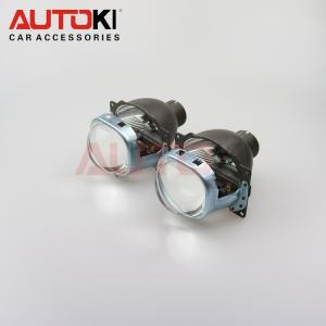 China Autoki 3 inch car Q5 square projector lens headlight with Shroud factory