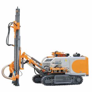 China 22m Depth DTH Down The Hole Drilling Rig 193HP Diesel Engine 80mm - 118mm Hole Range factory