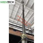 15m aluminum pneumatic telescoping mast 350kg payloads for COW (Cell On Wheels)