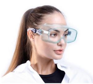 China Adjustable Double Sided Anti Fog Medical Protective Goggle Anti Blue Light Eye Protector Motorcycle Ski Goggles factory