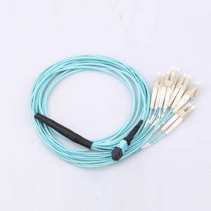 China OM4 MTP Fiber Optic Patch Cord High Stability For 40G Networks factory