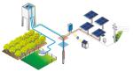 45 Meters Head 1700l/H Dc Submersible Well Solar Water Pump For Agriculture