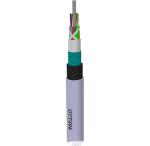 PBT Outdoor Aerial Fiber Optic Cable GYTS04 Anti Termite 12 Core