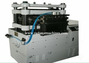 China Stamping Aluminum Radiator Fin Machine 120 SPM Flat Fin Max 500mm Wide factory