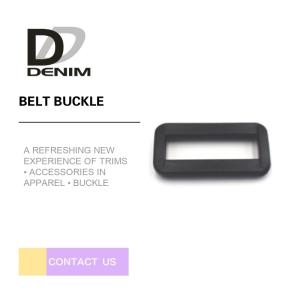 China Fashion Black Plastic Belt Buckle Multi - Shaped With Customized Logo factory