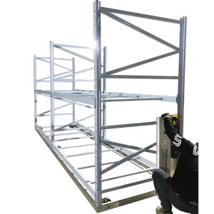 China Commercial Cannabis Vertical Growing Racks 3 Mm Marijuana Hydroponic Systems 4x8ft factory