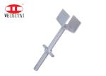 200mm Hollow Or Solid Electro Galvanized Scaffolding U Head