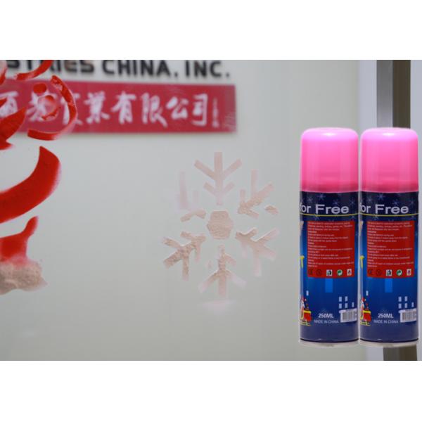 Various Color Christmas Snow Spray Water based High Extrusion Rate Non - Flammable