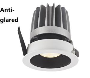 China CITIZEN COB Chip 15W 20W 30W LED Recessed Down Light With High Lumen Efficiency factory