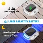 IP67 Waterproof Solar Deck Light Durable Aluminum Driveway LED Bright 180mA