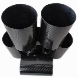 China Professional Lightweight Custom Thickness 3K Large Diameter Carbon Fiber Tube factory