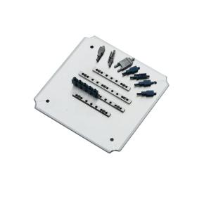 China HFBR-4516Z Duplex Latching connector &amp; 4506Z Plastic connector polishing fixture factory
